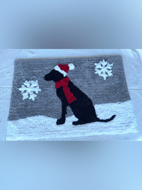 Other - Black lab Christmas rug 30. X 20